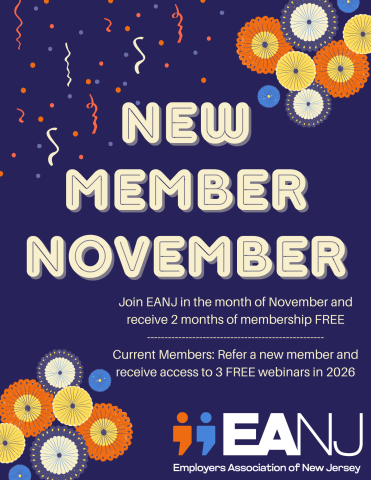 EANJ New Member November